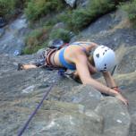 Climbing-Queenstown-Remarkables-Alpine-Rock Girl Wanaka