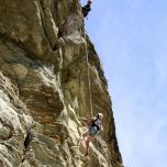 Climbing Queenstown Abseil