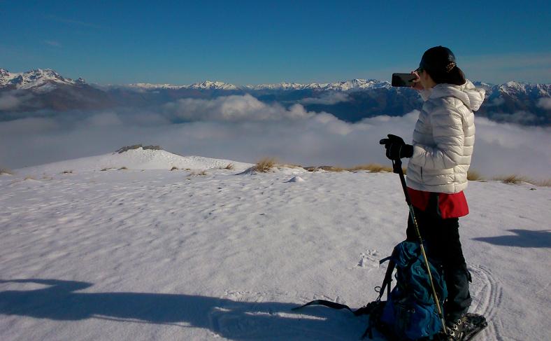 Climbing-Queenstown-Remarkables-Alpine-Snow shoe remarks aug 2017 29