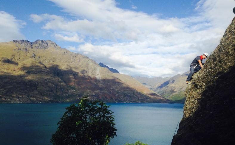 Guy Climb Scenery